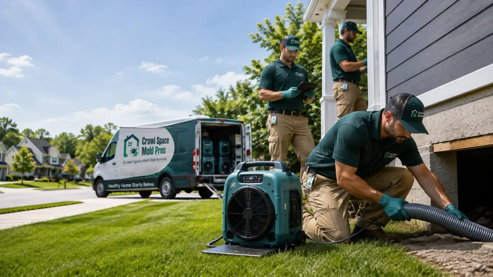 Crawl Space Mold Removal in Grand Chain, IL